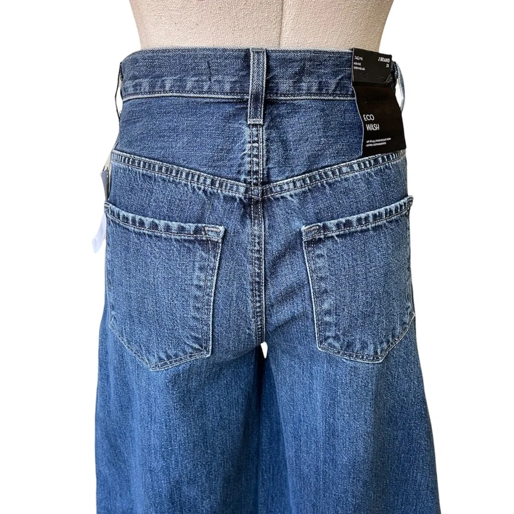 NWT J Brand Thelma High Rise Super Wide Leg Jeans In Saltwater Blue - Picture 9 of 12